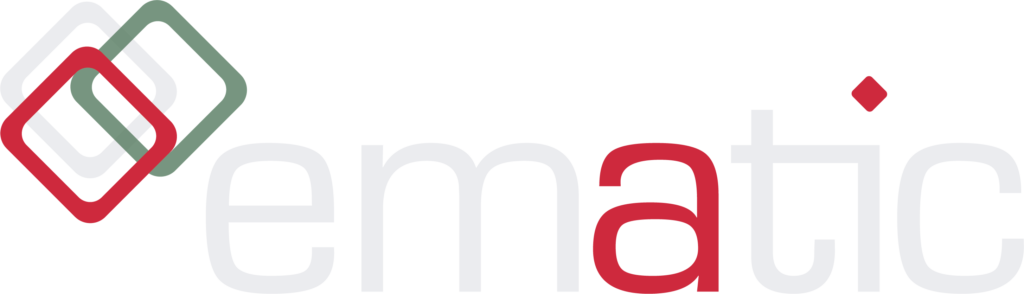 ematic logo lysegrå